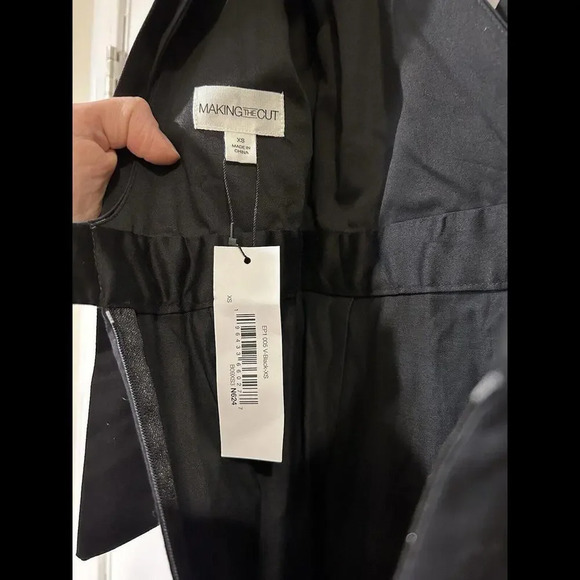 NWT Making The Cut Black Mermaid Dress XS Romantic Ruffle Flounce Runway Fashion - Picture 10 of 15